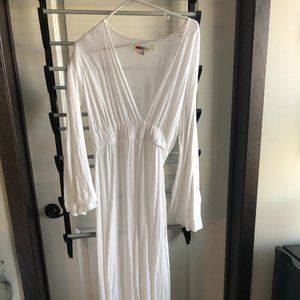 Free People Beach White Maxi Dress